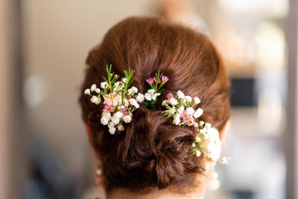 La coiffure de la mariée