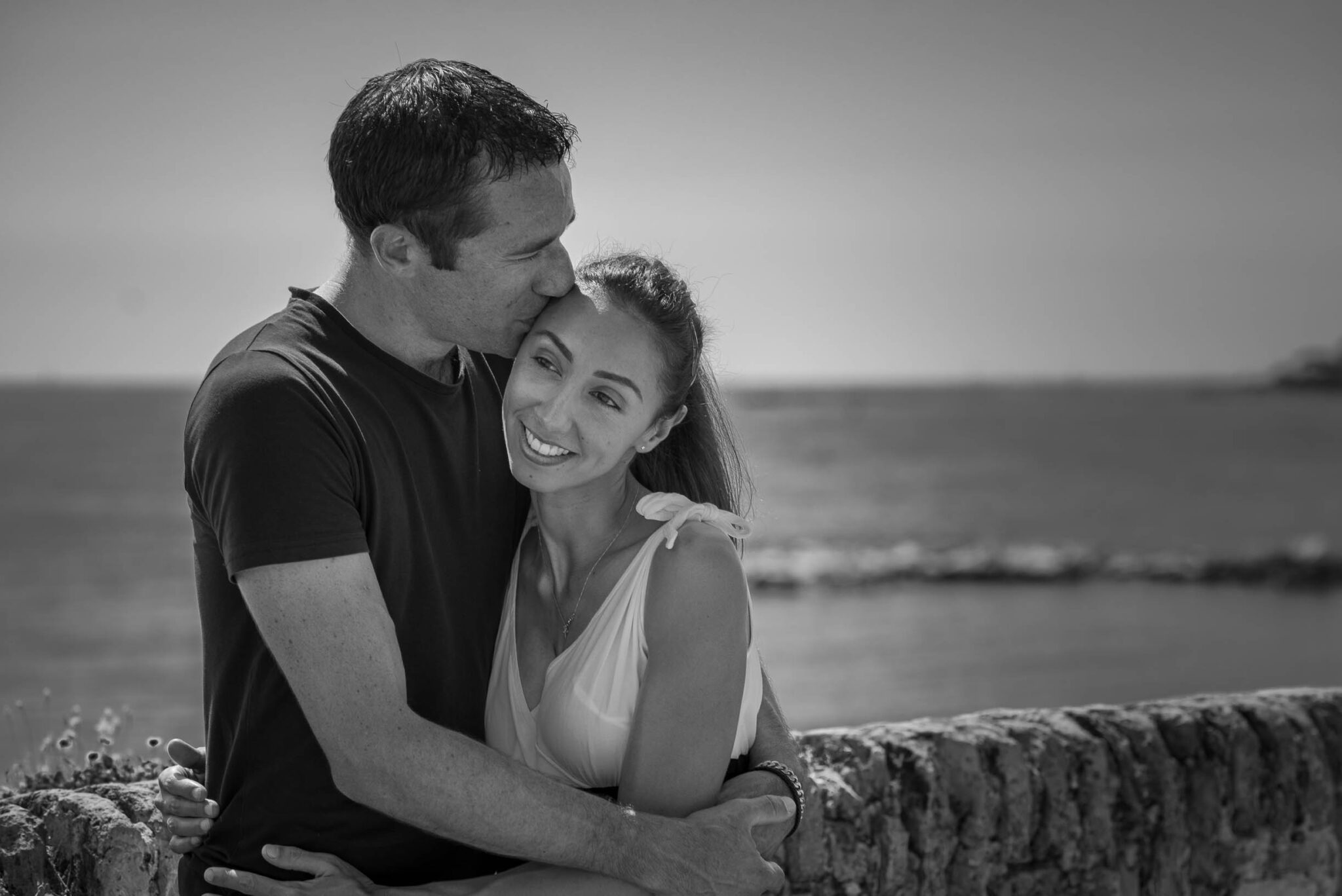  Francois et Joanne sur les remparts d'Antibes