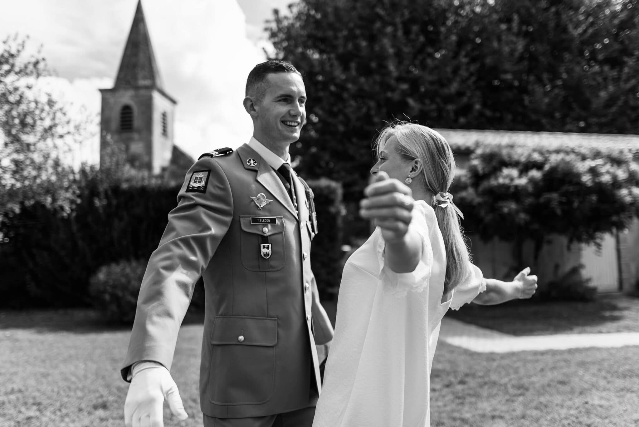 Bride and Groom enjoying the wedding